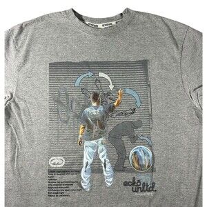 Vintage Ecko Unltd Graffiti Graphic Shirt Mens XXL ‘Always On Point’ Rhino Y2K